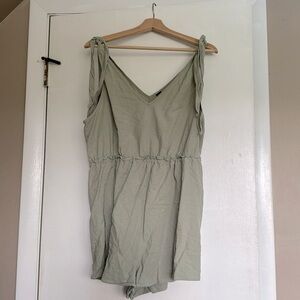 Light Sage Romper Size XL